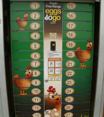 Image result for egg vending machine