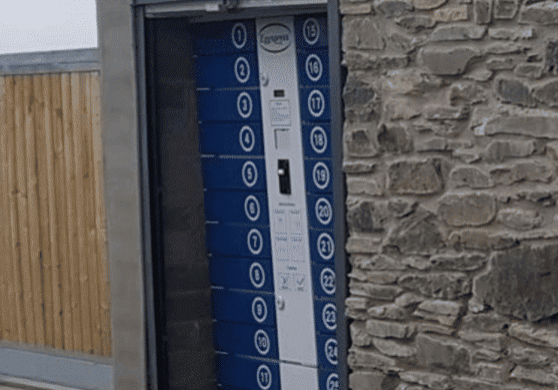 egg dispenser in the form of vending machine from Reids Equipment